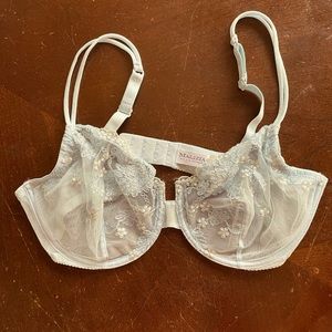 La Perla Malizia pale blue underwire bra size 34 D